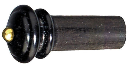 GEWA bouton d'extrémité en ébène pour violon 4/4 et 3/4, boule dorée