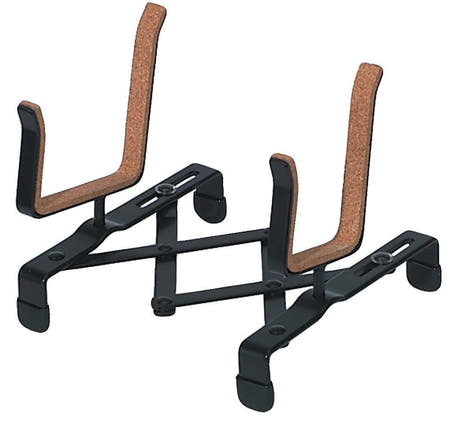 Support de table GEWA pour violons et altos, noir, avec liège