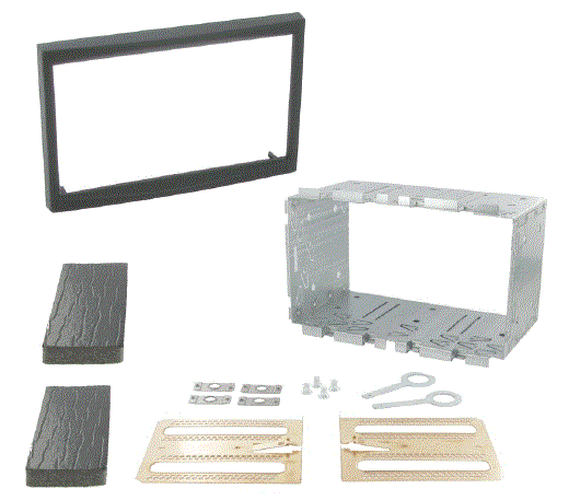 CT23PE01A Cadre 2-DIN pour Citroen, Fiat, Peugeot et Toyota