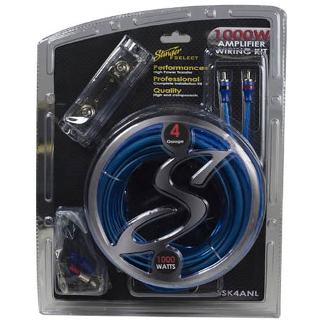 Stinger Kit de câbles 2 canaux, 25mm2 1000w