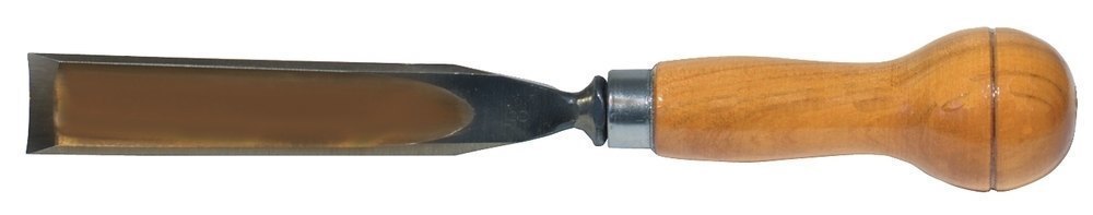 Stubai gouge demi-ronde pour violoncelle, 35 mm, manche en bois