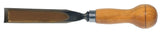 Stubai gouge demi-ronde pour violoncelle, 35 mm, manche en bois