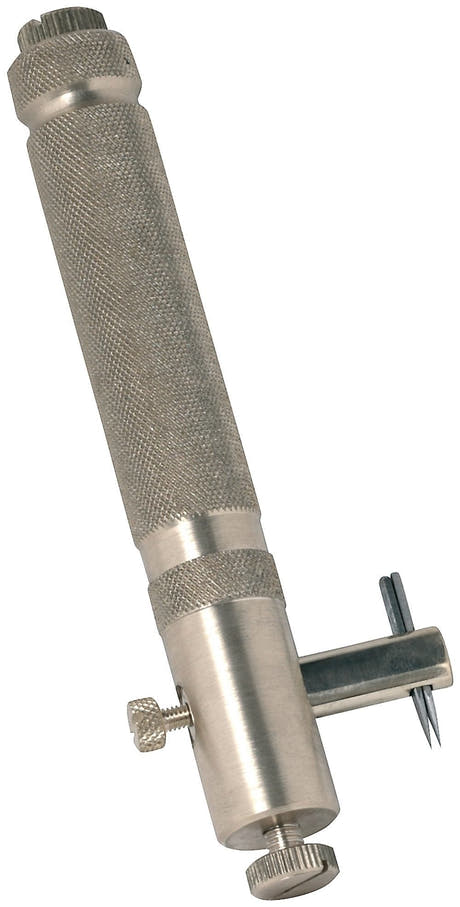 Coupe-filets GEWA avec corps creux en laiton et 2 lames de rechange