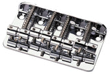 Partsland E-Bass bridge 4-string - Chrome plated