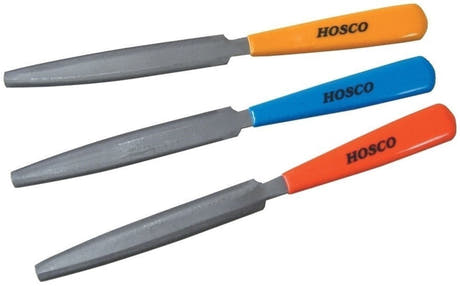 Limes de sillet japonaises Hosco pour guitare acoustique, jeu de 3