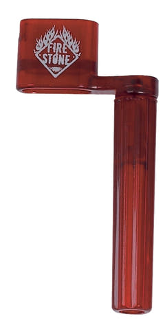 Fire & Stone enrouleur de strings en plastique rouge avec bord pour chevilles de chevalet