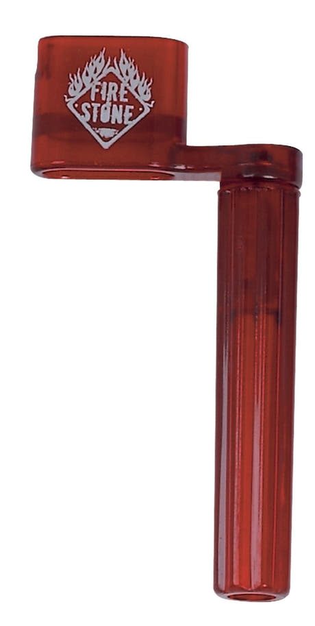 Fire & Stone enrouleur de strings en plastique rouge avec bord pour chevilles de chevalet