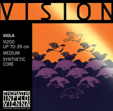 Thomastik-Infeld Cordes pour alto Vision à âme synthétique - medium (VI200)