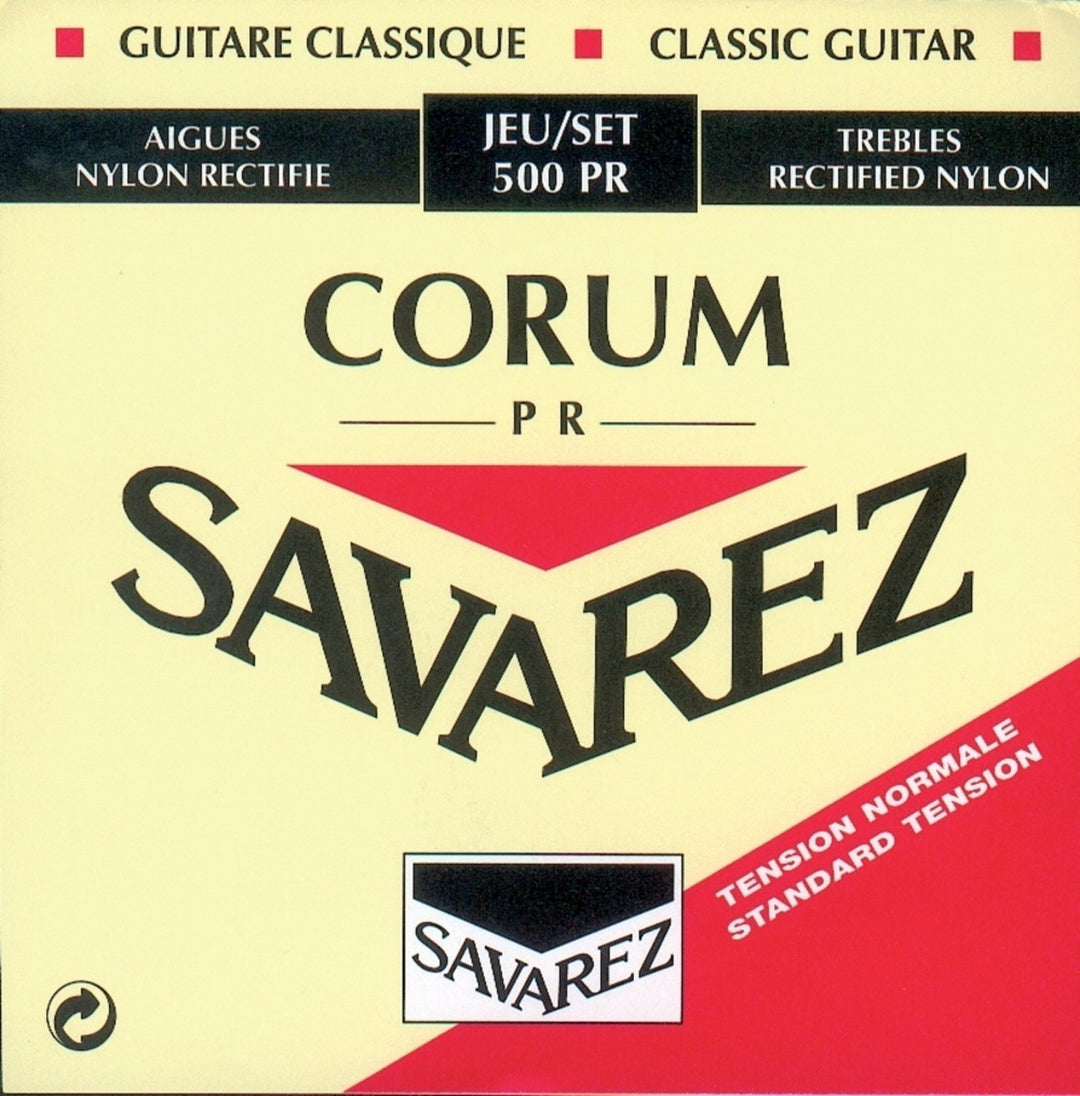 Savarez cordes pour guitare classique Corum PR Nylon - Set Standard (500PR)