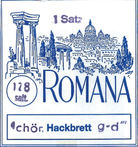 Cordes de dulcimer Romana - B4