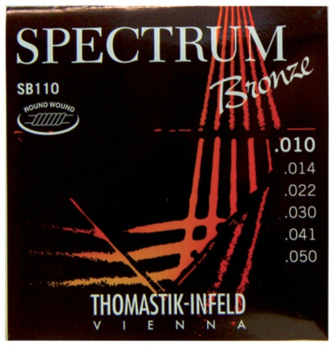 Thomastik-Infeld Cordes pour Guitares acoustiques Spectrum Bronze series - Set (SB 110)