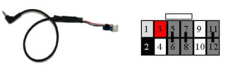 29-007 Câble Lead pour Pioneer
