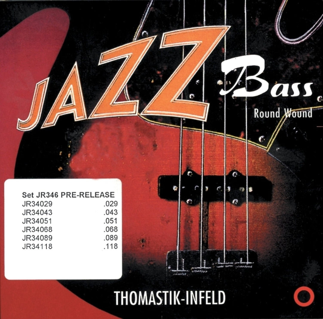 Thomastik-Infeld Cordes de basse électrique Jazz Bass series nickel à filet rond roundcore - 0.093 (JR32093)