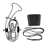 GEWA protège-ventilateur en cuir pour tuba en Sib, partie B