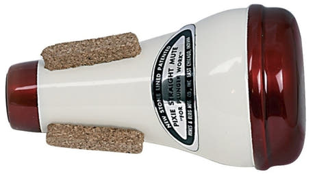 Humes & Berg Pixie 112 sourdine droite pour trompettes, rouge et blanche