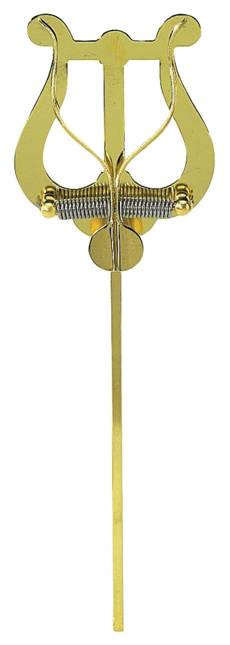 GEWA lyre, medium, laiton jaune, 2 pinces à partitions