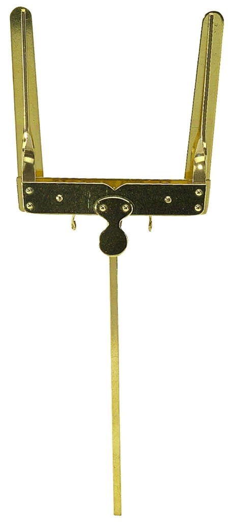 GEWA lyre, grande, laiton jaune, tige de 14,5 cm, également pour tubas