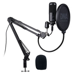 DNA - microphones USB avec bras articulé et filtre anti-pop
