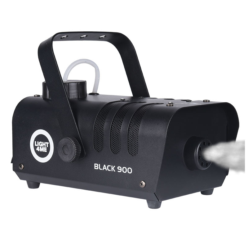Light4Me Black 900 Machine à brouillard 700W avec télécommande filaire