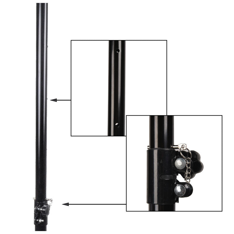 Pied d'enceinte (120-160cm, 50 kg)