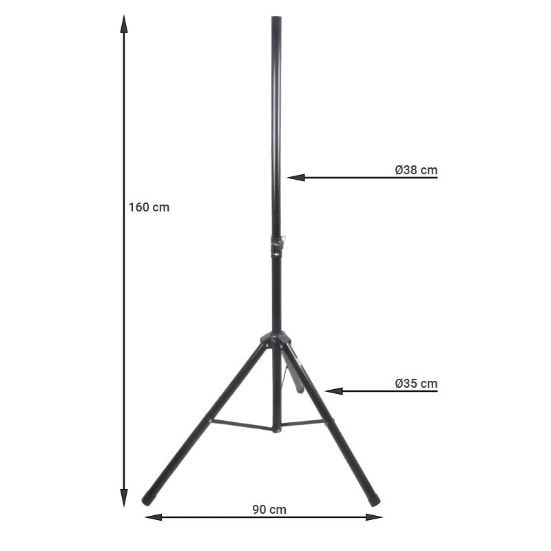 Pied d'enceinte (120-160cm, 50 kg)