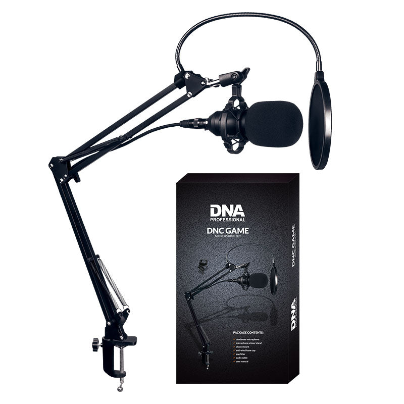 DNA DNC GAME Kit de microphones à condensateur XLR