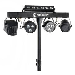 LIGHT4ME T-BAR LASER STROBE LED PAR DERBY UV IR multi-effets