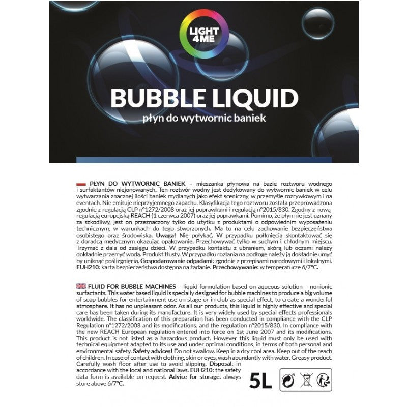 Light4Me Liquide à bulles (5L)