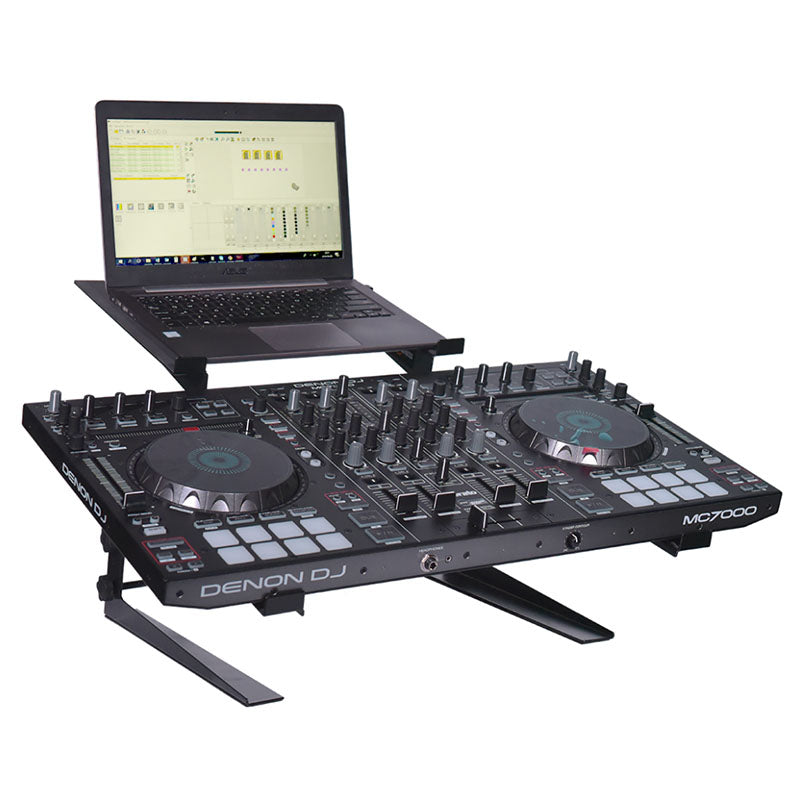 Support pour ordinateur portable pour DJ, contrôleur et mixeur