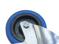 ROADINGER Swivel Castor 100mm BLUE WHEEL light bleu