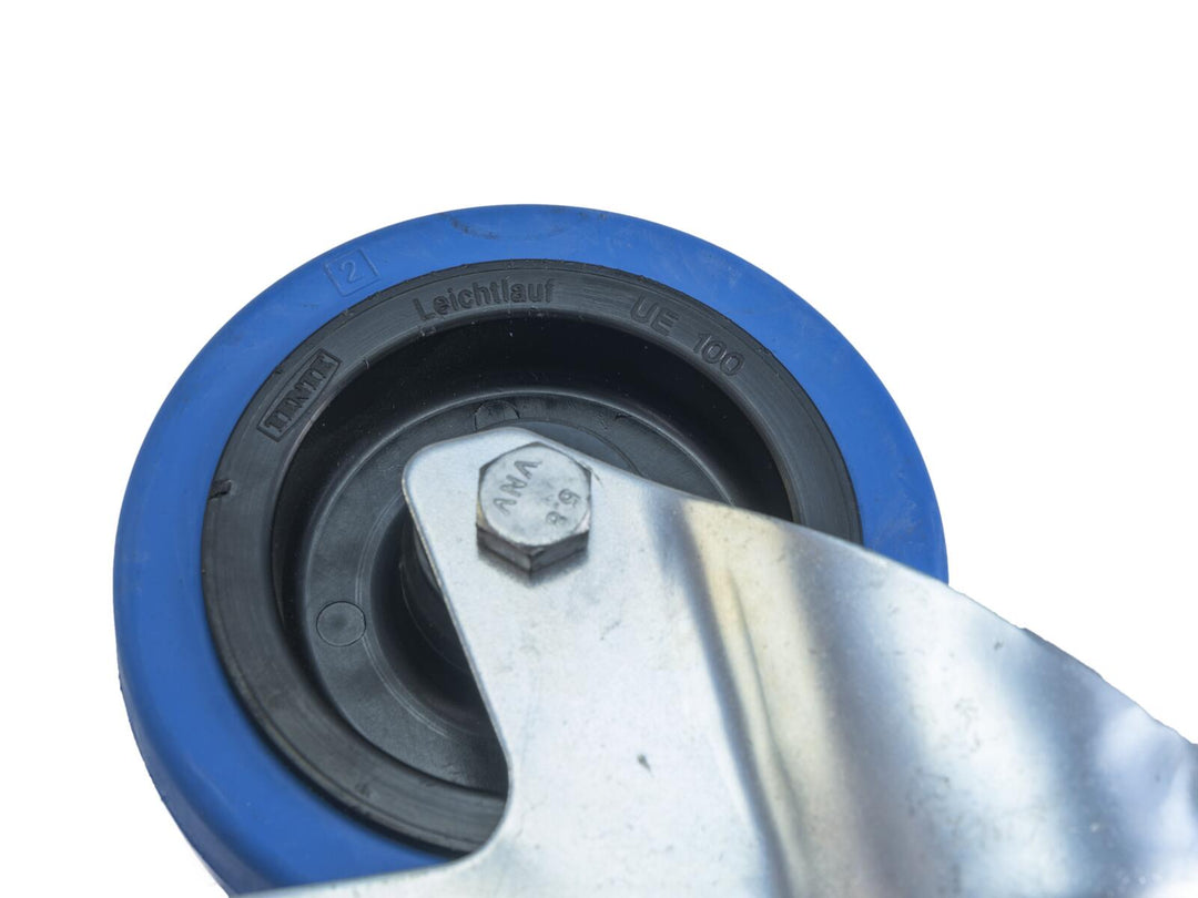 ROADINGER Swivel Castor 100mm BLUE WHEEL light bleu
