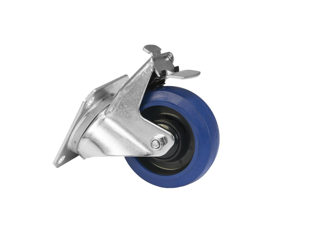 ROADINGER Roue pivotante RD-100B 100mm blue with brake