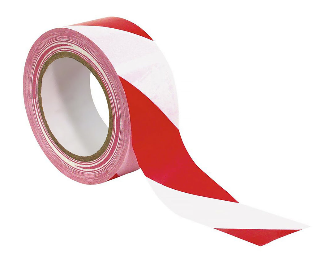 Ruban de Sécurité 50mm (33m, Rouge&Blanc)