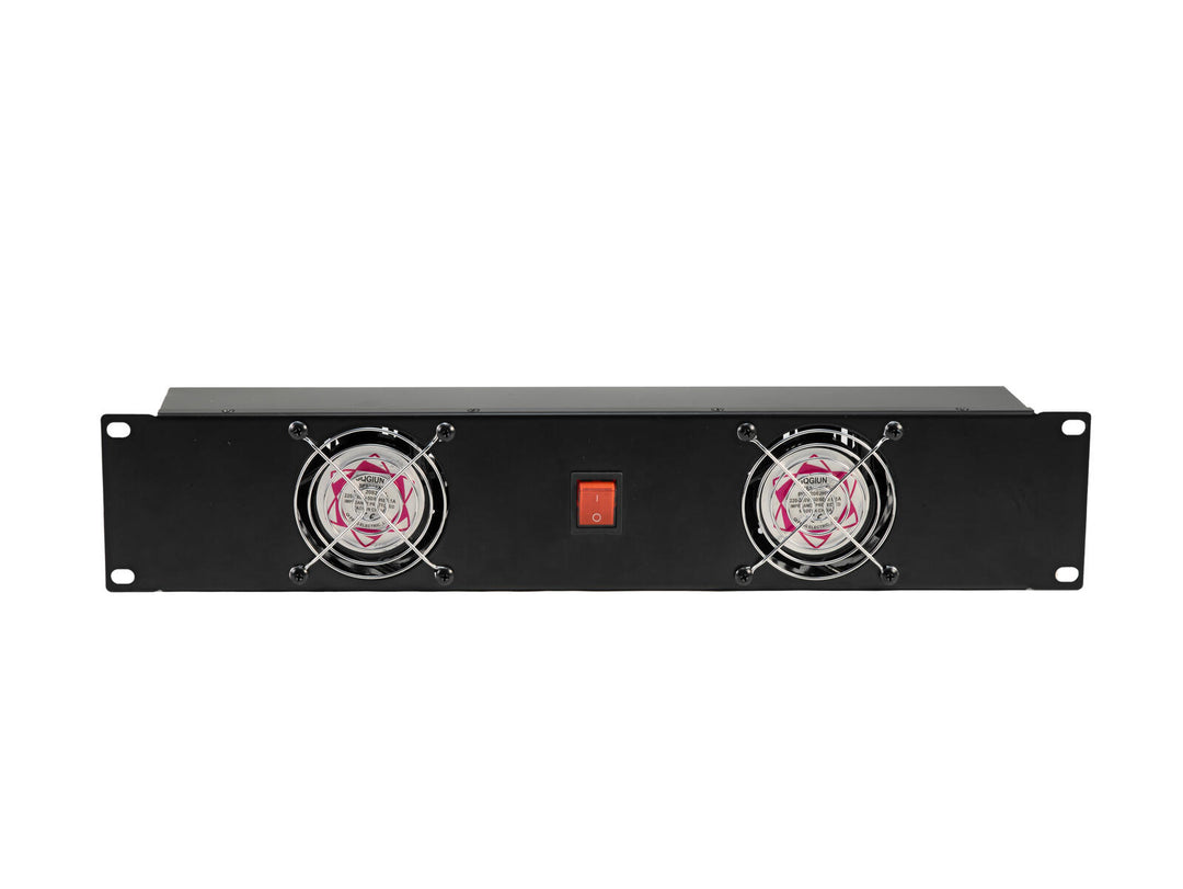 OMNITRONIC Panneau avant Z-19 avec 2 ventilateurs câblés 2U