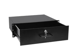 OMNITRONIC Tiroir de rack avec serrure 3U