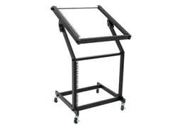 OMNITRONIC support rack 12U/10U réglable sur roues