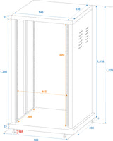 ROADINGER Steel Rack SR-19, 30U