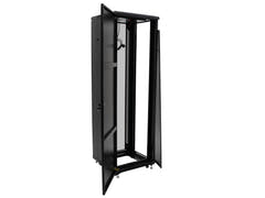 ROADINGER SSC-28 Armoire en acier avec porte en verre 28U