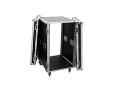 ROADINGER Rack d’amplificateur PR-2ST, 18U, 57cm avec roulettes