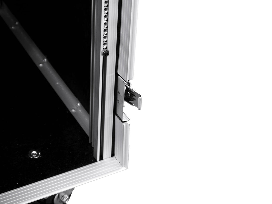 ROADINGER Rack d’amplificateur PR-2ST, 18U, 57cm avec roulettes