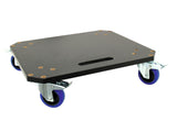 Wheel board MDF, 4 x wheels (2 with brake)