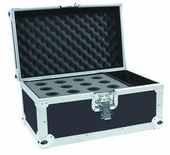 Flightcase pour Microphones Road 12 (Noir)
