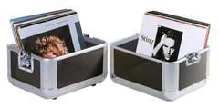 ROADINGER Record Case ALU 50/50, arrondi, bk