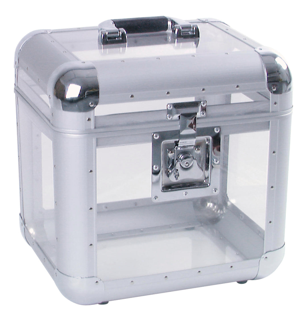 ROADINGER Record Case ALU 75/25, arrondi, acrylique