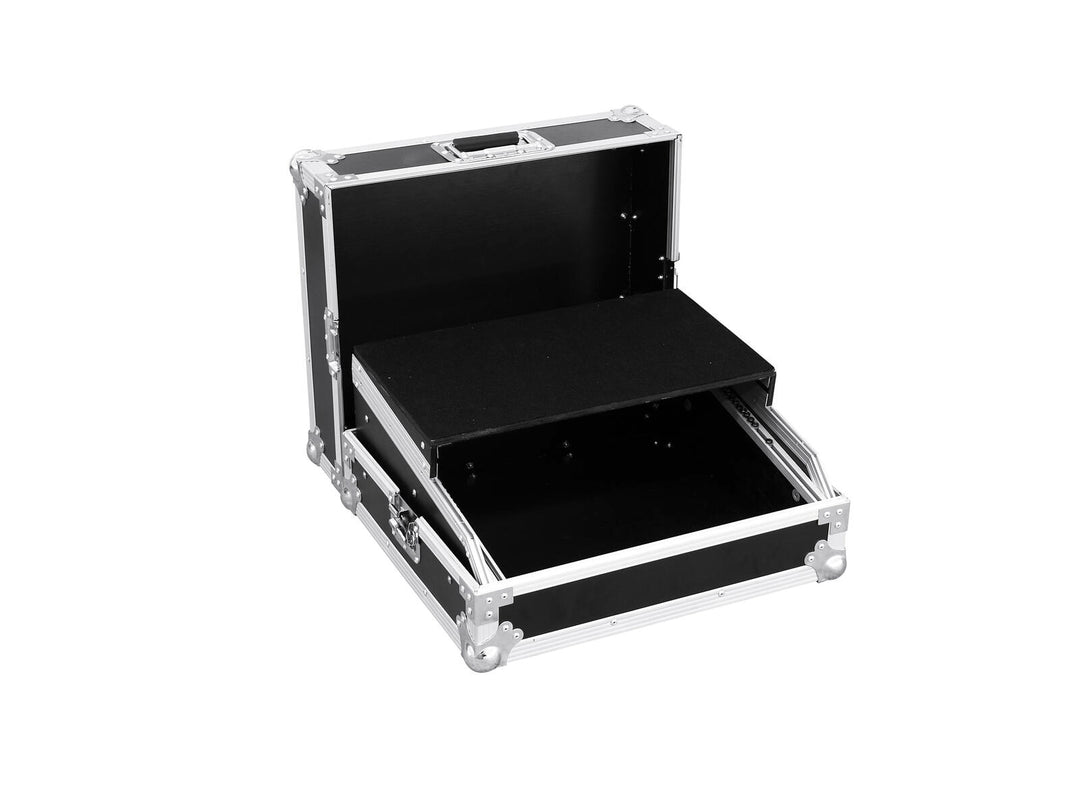 ROADINGER Mallette de mixage Pro LS-19 avec plateau pour ordinateur portable, bk