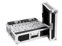 ROADINGER Flight-case pour table de mixage Pro MCV-19, variable, noir, 8U