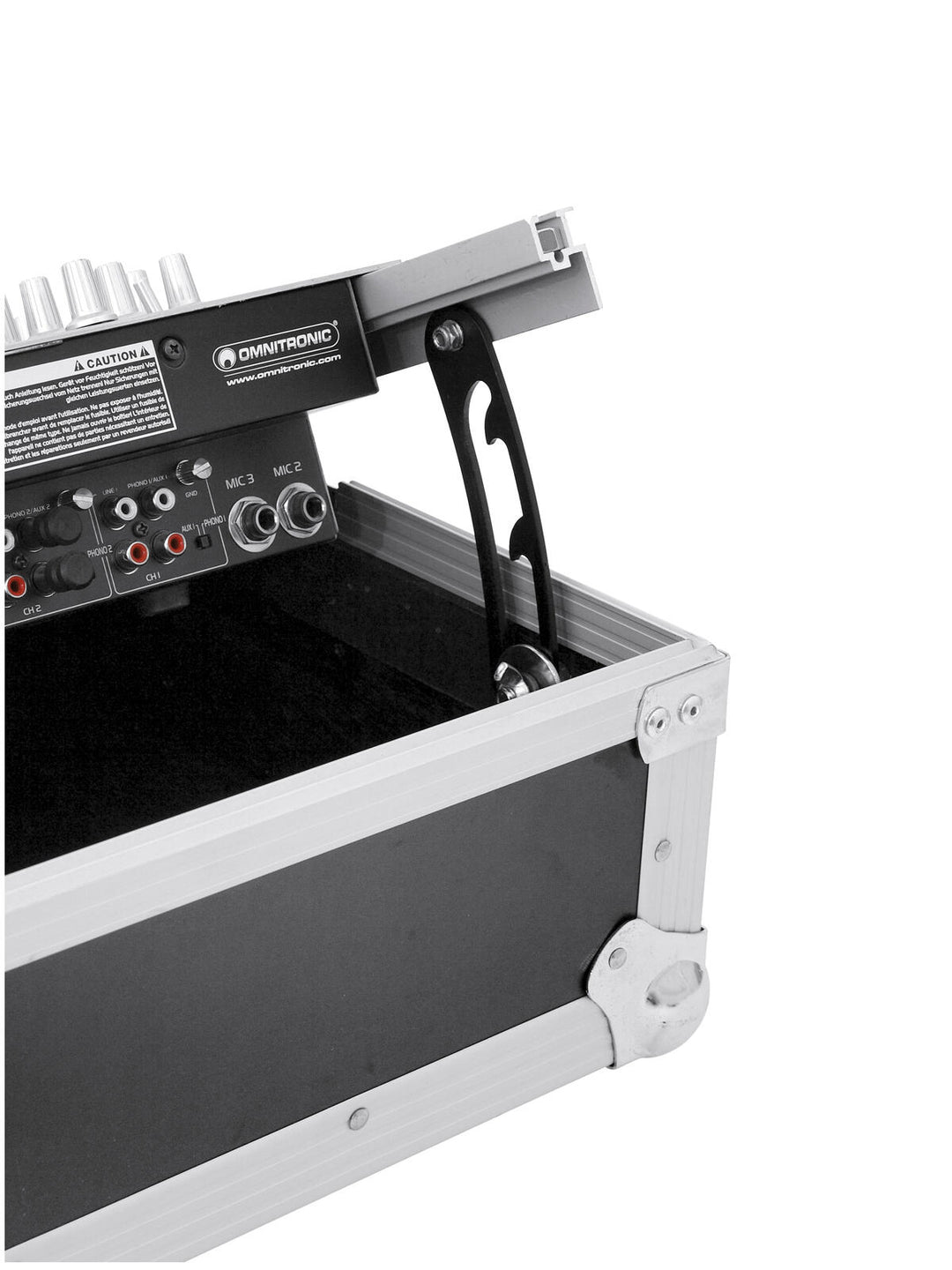 ROADINGER Flight-case pour table de mixage Pro MCV-19, variable, noir, 8U