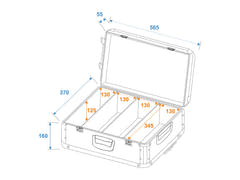ROADINGER Étui pour CD noir 120 CD avec trolley