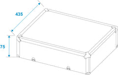 ROADINGER Valise pour platine noire -S-