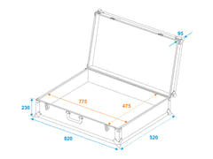 Étui universel ROADINGER Tour Pro 82x32x52 noir